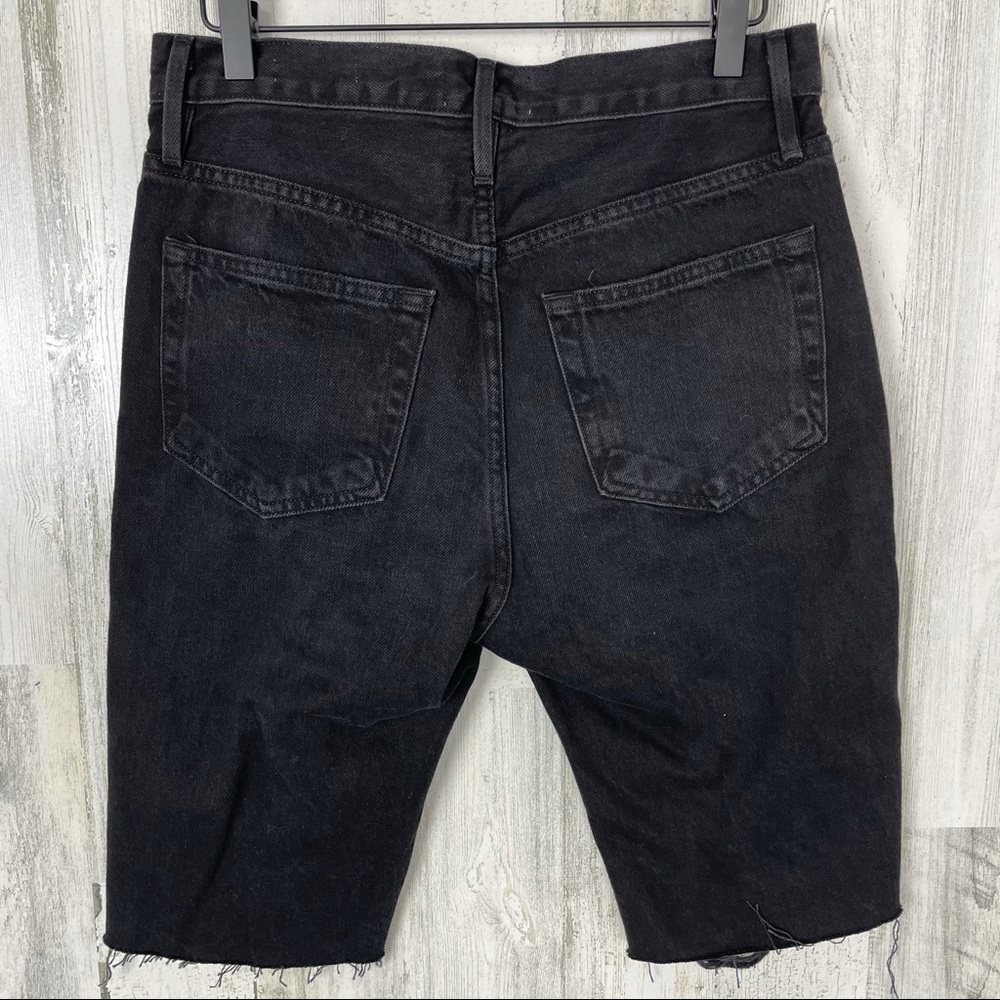 NWT ♠️ FRAME Le Vintage Shredded Bermuda Short - Picture 5 of 7